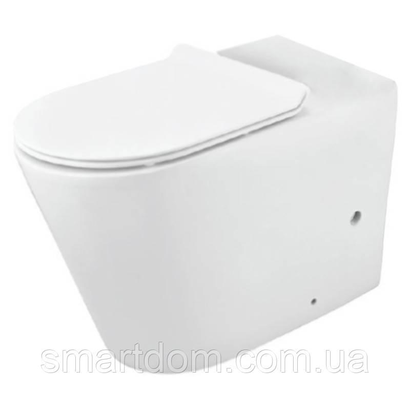 Чаша унітазу Opal з сидінням Slim OPS-WHT-15753P180UFSM підлоговий дорослий Jaquar