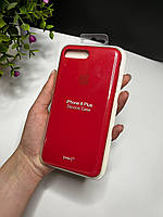 Люкс качество силиконовый чехол для Iphone 7 + | 8 + красный ( PRODUCT RED №6 )