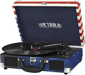 Вініловий програвач (грамофон) Victrola VSC 550BT Американський прапор