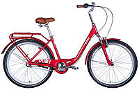 Велосипед 26" Dorozhnik RUBY планет. AM 2024 SHIMANO NEXUS (червоний)