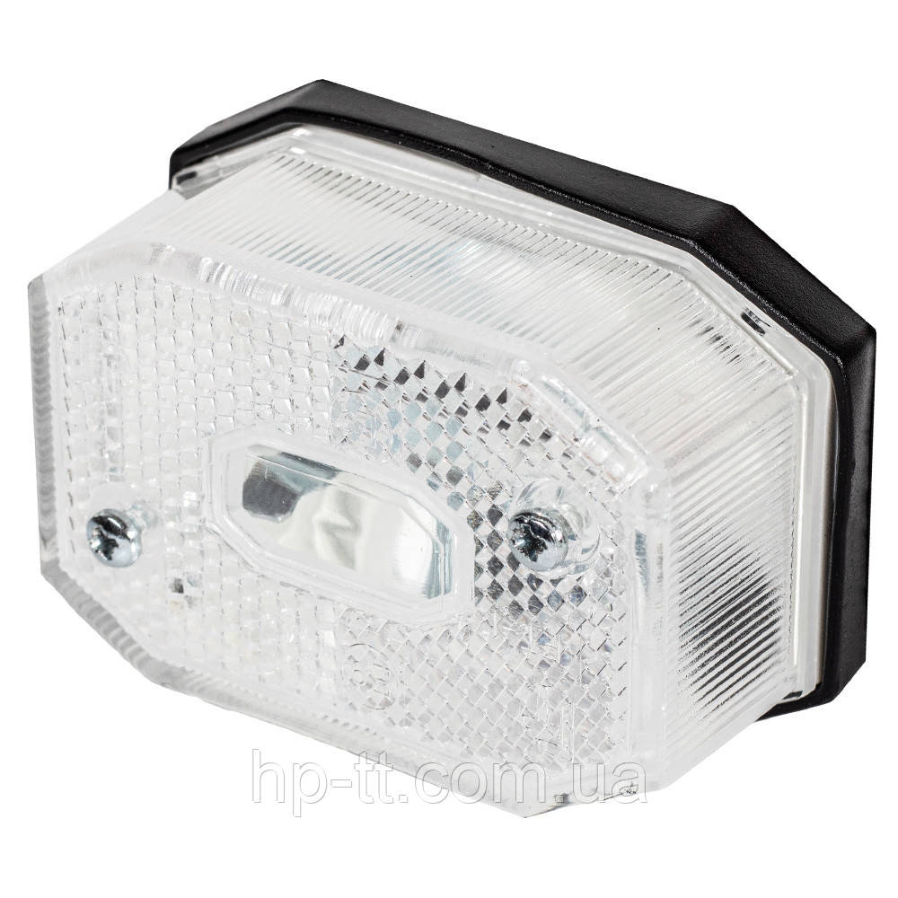 Ліхтар габаритний Fristom FT-001 B LED білий зі світловідбивачем і проводом