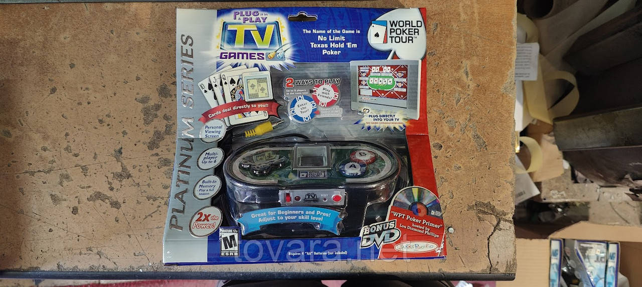 TV-приставка World Poker Tour Plug & Play Jakks Pacific No 232107100
