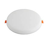 Світильник точковий врізний явросвітло 36 Вт круг LED-R-220-36 4200К без рамки, фото 2