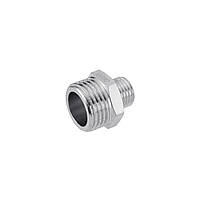 Ниппель переходной Karro 1/2"х1/4" НН никелированный