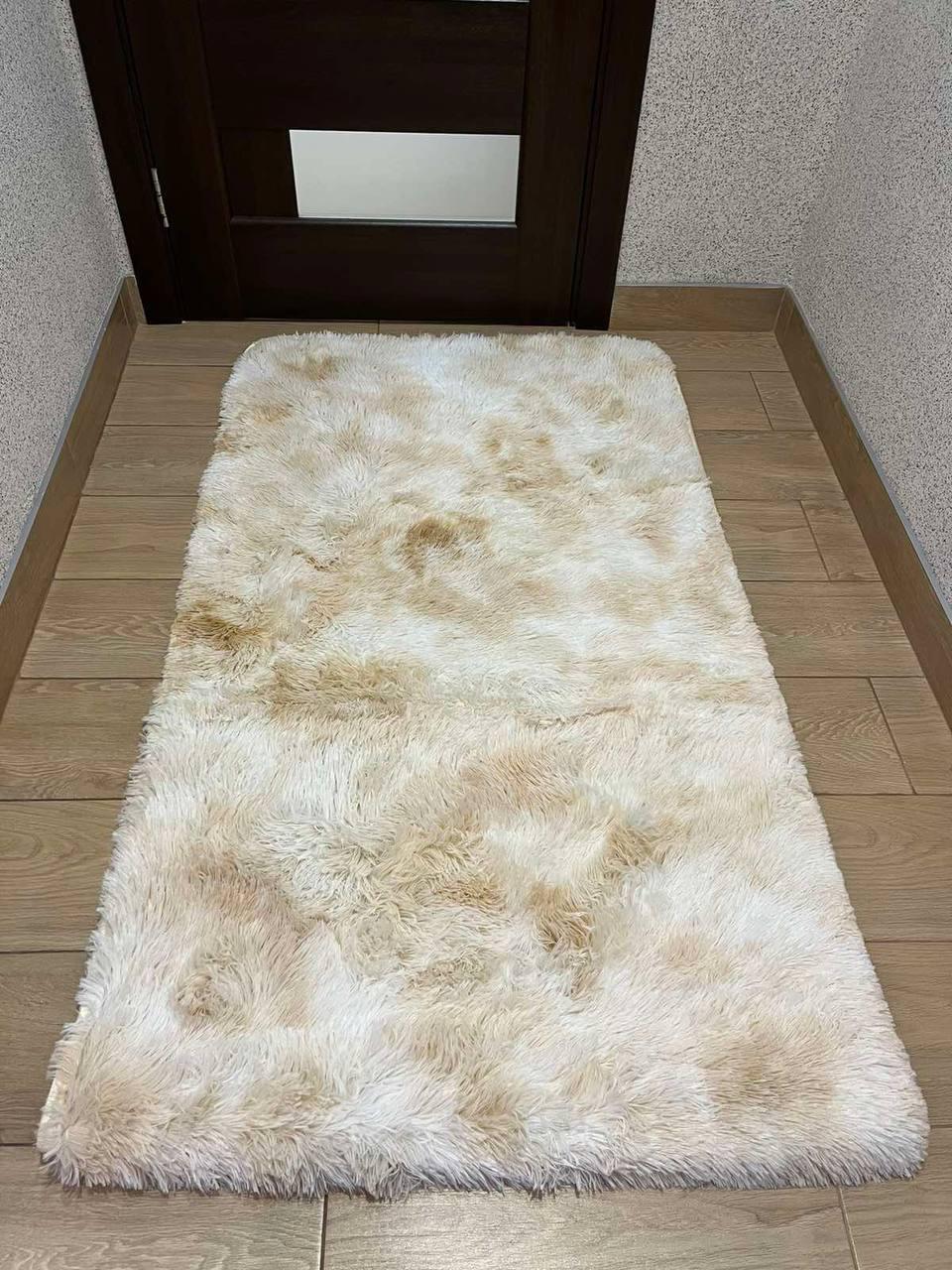 Пушистый прикроватный коврик в спальню Лохматый коврик травка Прикроватные коврики из искусственного меха - фото 2 - id-p2127743715