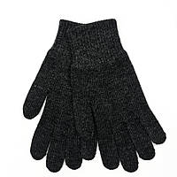 Перчатки мужские зимние ODYSSEY (шерсть+нейлон) темно-серый One Size (4011 )