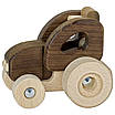 Goki Машинка дерев'яна Трактор (натуральний) - | Ну купи :) |, фото 2