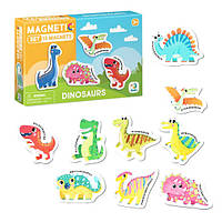 Набор магнитов "Динозаврики" DoDo Toys, развивающая игра, обучающая игра, 15 магнитов (KD200257)