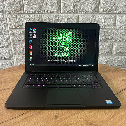 Б/в Ігровий ноутбук Razer Blade 14 RZ09-0195 14" 1920x1080| i7-7700HQ| 16GB RAM| 512GB SSD| GTX 1060 6GB, фото 1