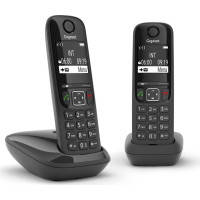 Телефон DECT Gigaset AS690 DUO Black (L36852H2816S301)