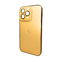 Чохол для смартфона AG Glass Sapphire Frame MagSafe Logo for Apple iPhone 14 Pro Gold