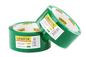 Стрічка клейка упаковкова зелена 45 мм*200м SKG-5400266 UNIFIX