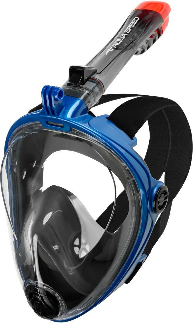 Повнолицева маска для дайвінгу Aqua Speed Speectra 2.0 9909 р. S/M (247-10) Black/Blue