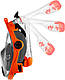 Повнолицева маска для дайвінгу Aqua Speed Speedtra 2.0 9915 р. S/M (247-75) Black/Orange, фото 4