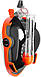 Повнолицева маска для дайвінгу Aqua Speed Speedtra 2.0 9915 р. S/M (247-75) Black/Orange, фото 5