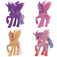 Набір іграшок 4в1 Мій Маленький Поні Принцеси: Селесія, Іскорка, Каденс, Флатершай, 14 см — My Little Pony