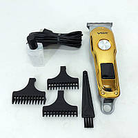 Машинка для стрижки волос беспроводная VGR V-290, Триммер для висков, Машинка для BT-889 стрижки бороди