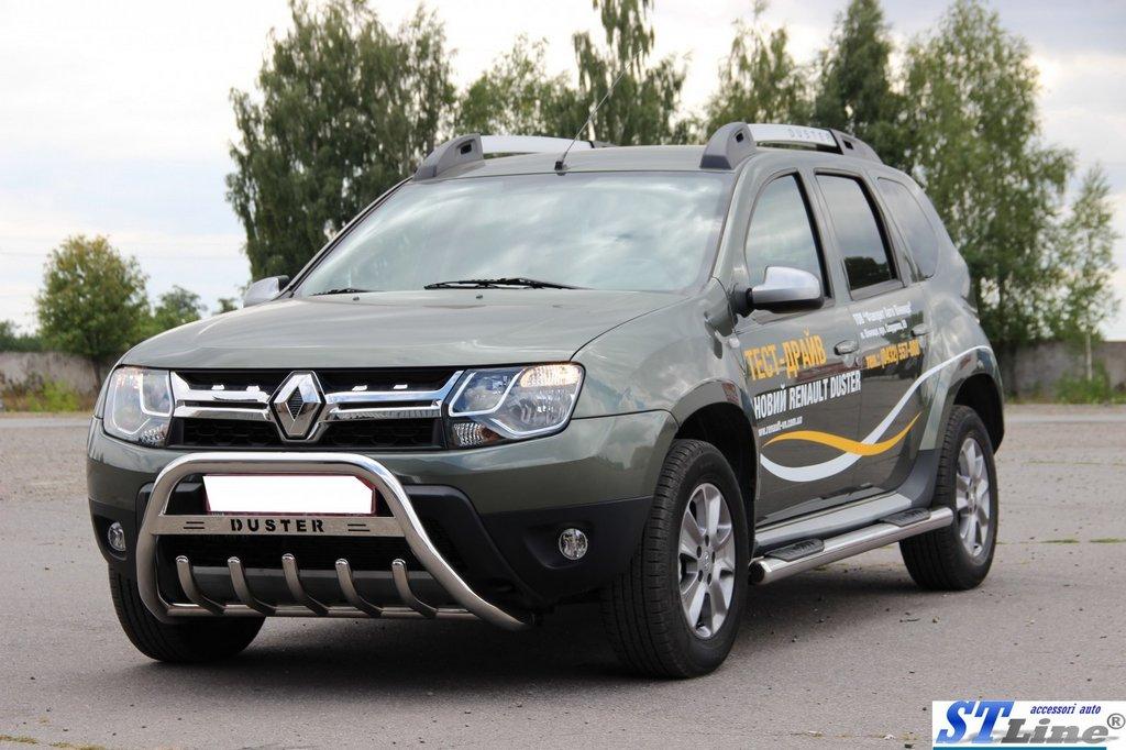 Боковые трубы BB002 (2 шт., нерж.) для Renault Duster 2008-2017 гг DG - фото 7 - id-p2127824309