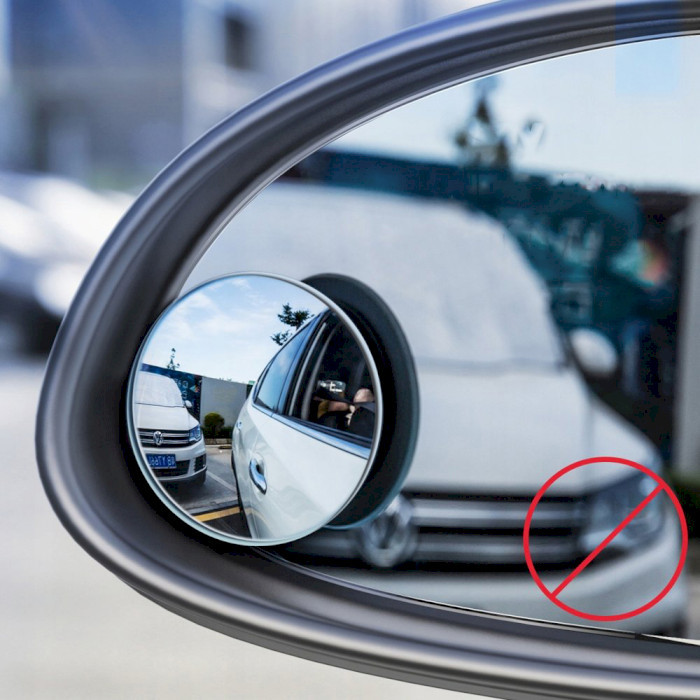Дополнительное зеркало для слепых зон Baseus Full view blind spot rearview mirrors ACMDJ-01 (2шт) - фото 6 - id-p2126529747