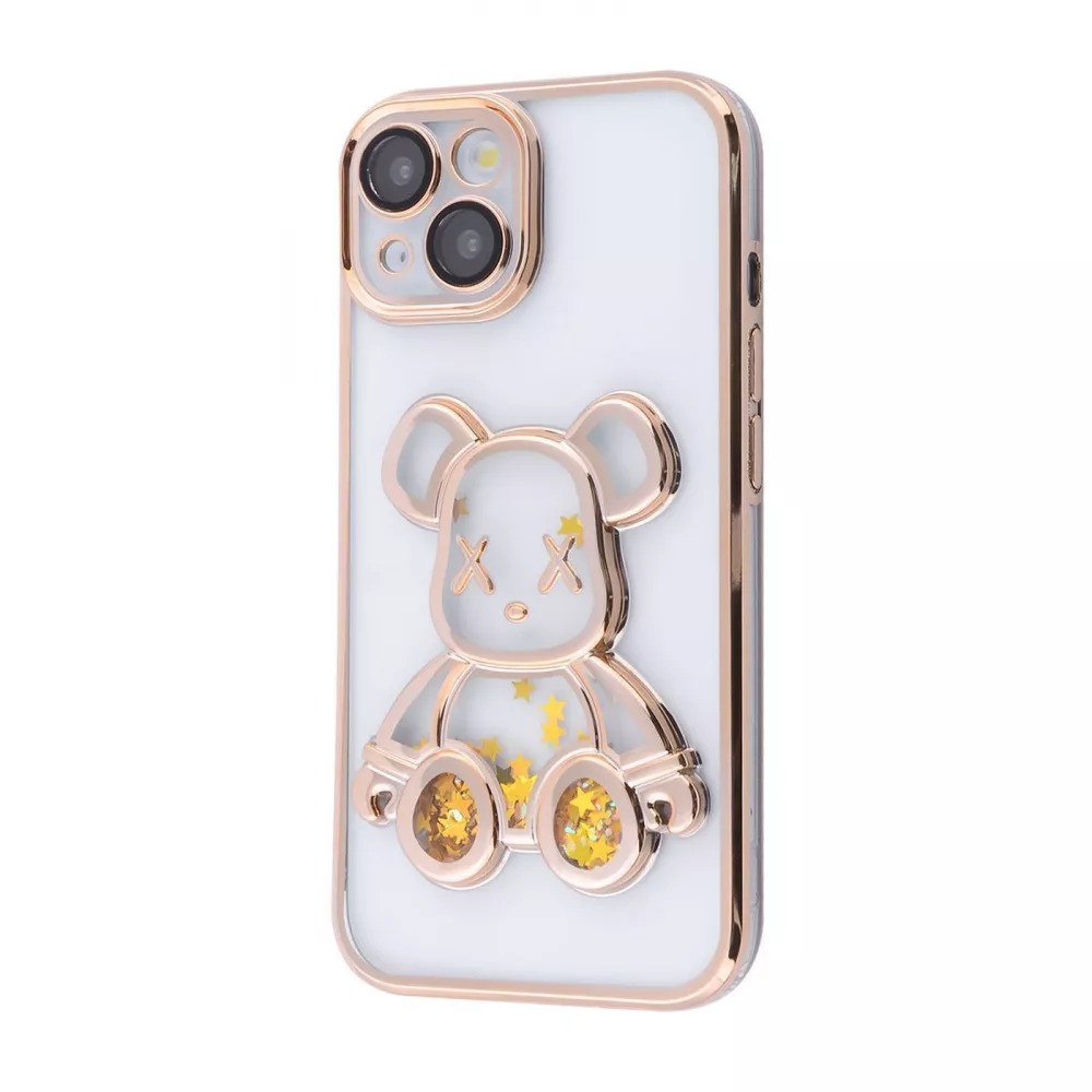 Чохол для телефону PRC Shining Bear Case iPhone 15 Gold