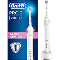 Електрична зубна щітка Oral-B Pro 2000 Sensi UltraThin 81752073