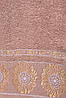 Рушник для обличчя махровий бежевого кольору 173506P, фото 3