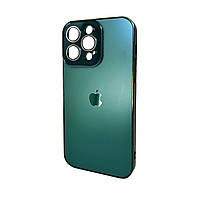 Чохол для смартфона AG Glass Sapphire Frame MagSafe Logo for Apple iPhone 15 Pro Cangling Green