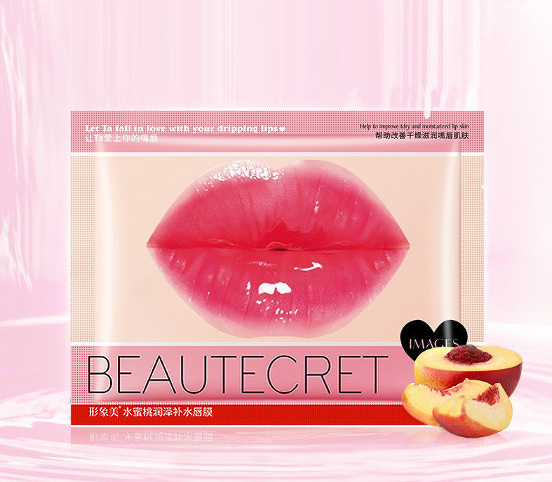Зволожуючий патч для губ з екстрактом персика IMAGES BeautySecret Peach