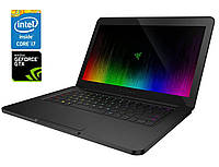 Игровой ноутбук Razer Blade 14 RZ09-0195 / 14" (1920x1080) IPS / Intel Core i7-7700HQ (4 (8) ядра по 2.8 - 3.8