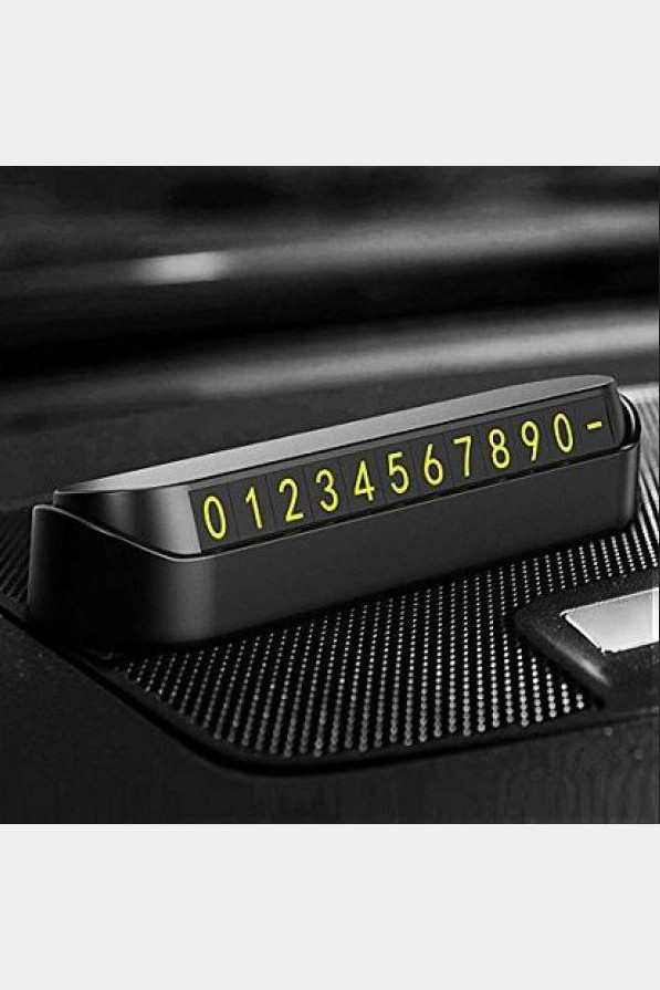 Табличка паркування з номером телефону на панель автомобіля 170263P, фото 1