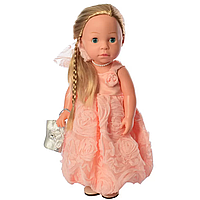 Детская интерактивная кукла M 5413-16-1 обучает странам и цифрам (Блондинка)