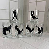 Набір 6 рюмок з принтом, стопка "Камасутра", фото 2