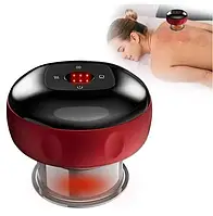 Багатофункціональний масажер вакуумний W33. портативний ручний масажер. червоний l