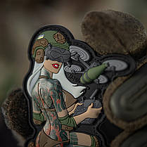 M-Tac нашивка Tactical girl №6 PVC Якудза V3, фото 4
