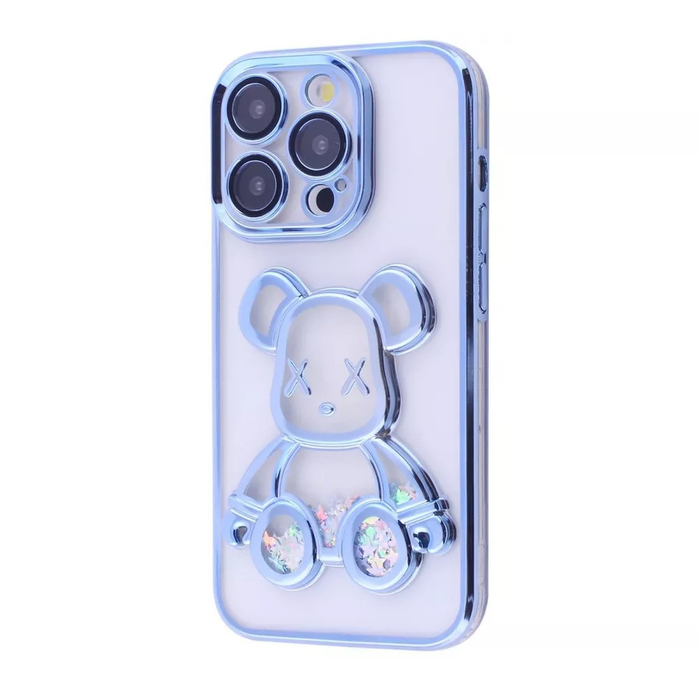 Чохол для телефону PRC Shining Bear Case iPhone 15 Pro Sierra blue