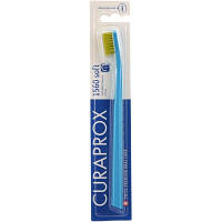 Зубная щетка Curaprox CS 1560 Soft Мягкая D 0.15 мм Голубая с салатовой щетиной CS 1560-02 n