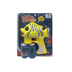 Генератор мильних бульбашок "Риба-клоун" 6214 зі світлом і звуком (Жовтий
)