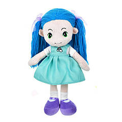 М'яконабивна дитяча лялька M5745UA 40 см (Синє вбрання)