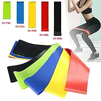 Резиновые петли для фитнеса Fitness Loop Bands, комплект из 5 штук