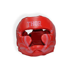 Шлем для боксу THOR COBRA 727 S / Колижа / червоний