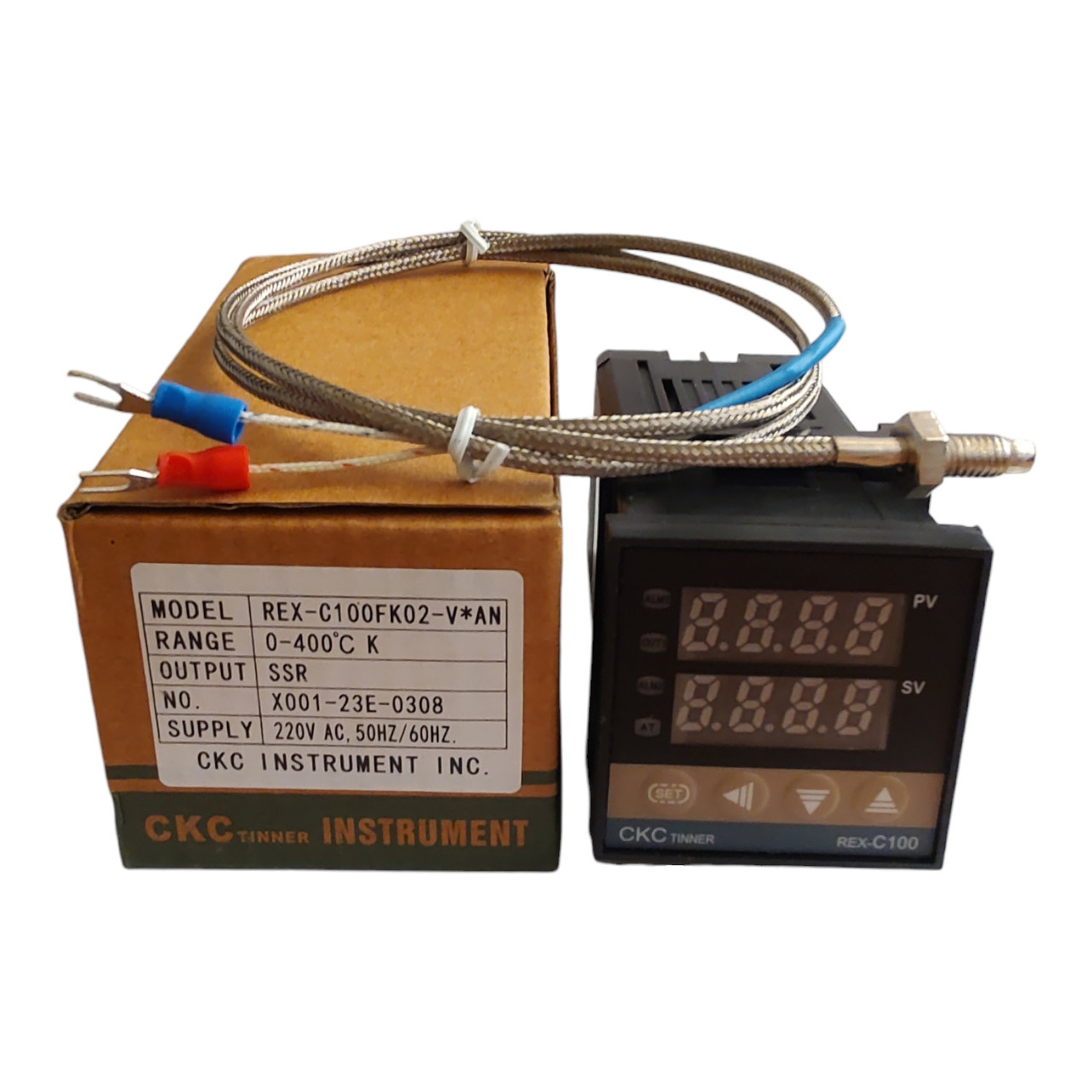 PID-ТЕРМОКОНТРОЛЛЕР -199..+1370°C ( ПИД-ТЕРМОРЕГУЛЯТОР ) REX-C100FK02-V ...