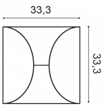 W107 Circle 3-D елемент, фото 4