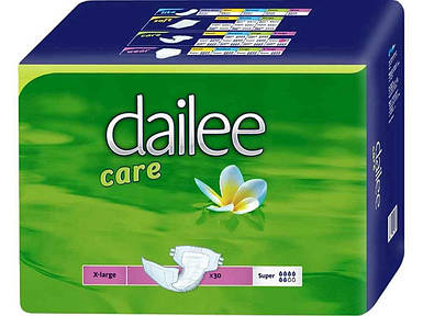 Підгузки для дорослих Super 30шт дихаючі Extra Large ТМ Dailee Care FG