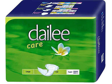 Підгузки для дорослих Super 30шт дихаючі Large ТМ Dailee Care FG