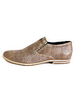 Туфлі літні чоловічі Strado коричневий 27151 (42)