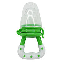 Ниблер для прикорма младенцев Mega Zayka MGZ-0001(Green) пищевой силикон, Vse-detyam