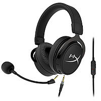 Гарнітура ігрова HyperX Cloud MIX BT/mini-jack/dual 3.5мм/USB-A, 1.4м/2м, чорний