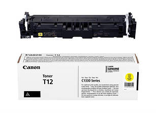 Картридж Canon T12 i-SENSYS XC1333 Series (5400 стор.) Yellow