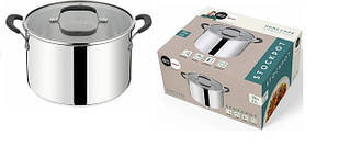 Каструля Tefal Jamie Oliver Home Cook, 8.4л, з кришкою, нержавіюча сталь, силікон