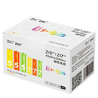 Оригінал! Батарейка ZMI AA ZI5 * 12 + AAA ZI7 * 12 Rainbow batteries set (Ф16358) | T2TV.com.ua